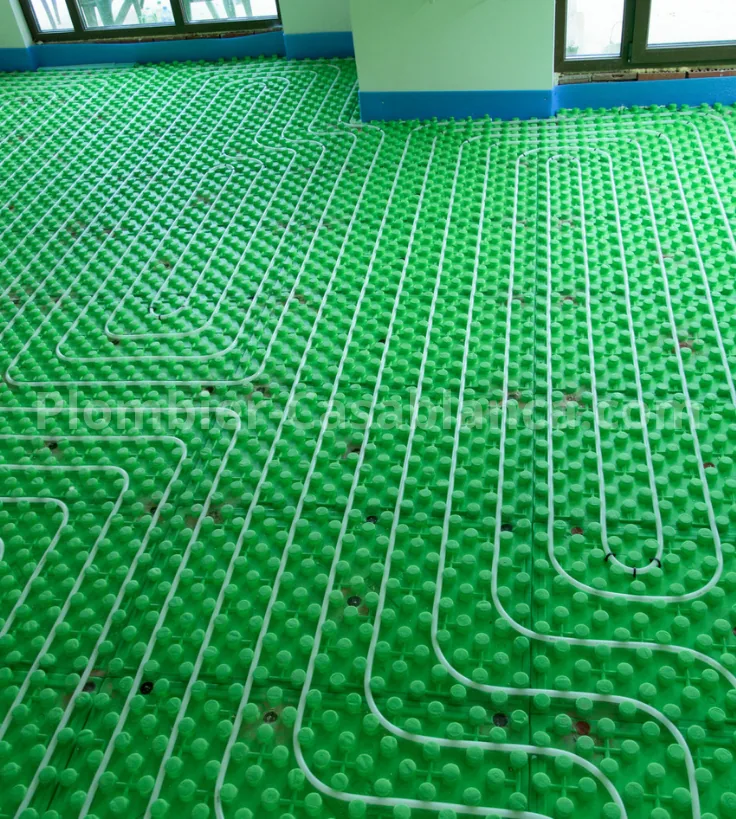 Installation chauffage au sol Casablanca